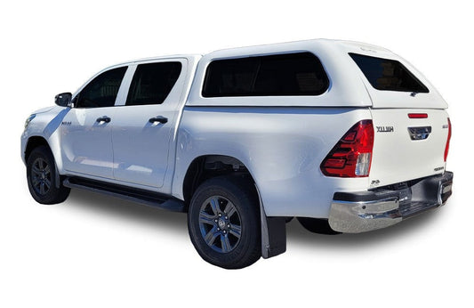 Toyota Hilux Double Cab Roadrunner-Canopy-Toyota-White-AndyCab