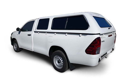 Toyota Hilux Single Cab Roadrunner-Canopy-Toyota-White-High Roof-AndyCab