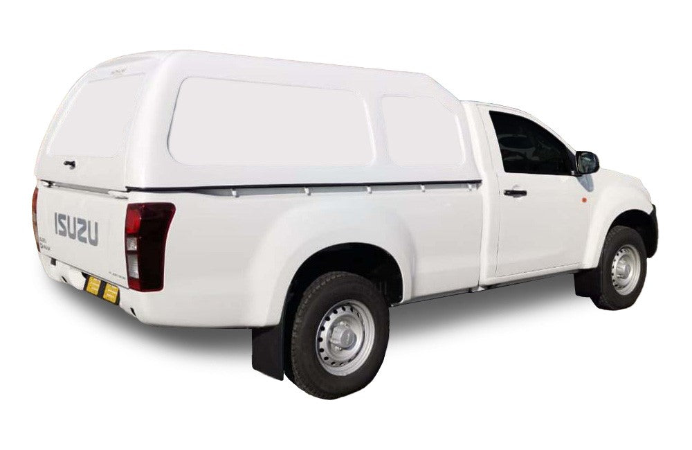 Isuzu 6G Single Cab Roadrunner-Canopy-Isuzu-White-High Roof Blankside-AndyCab