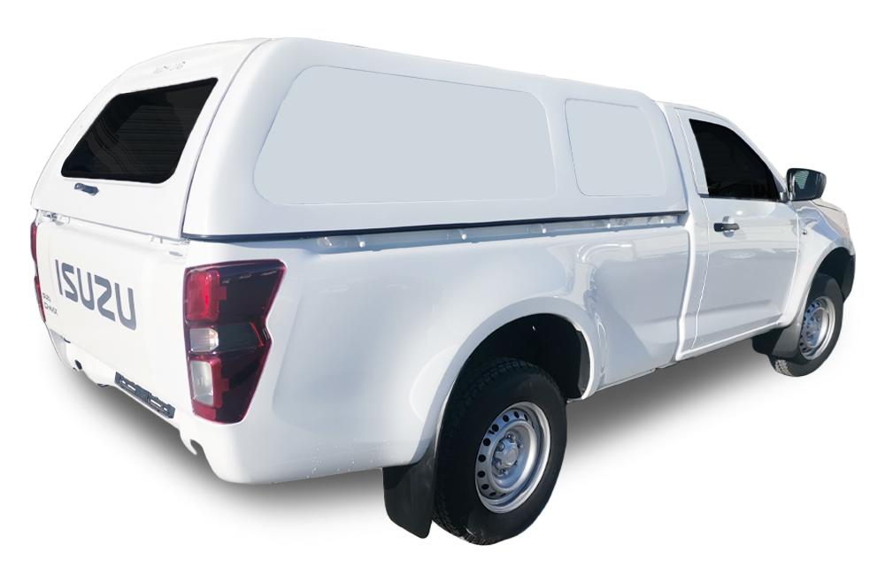Isuzu Gen 7 Single Cab Roadrunner-Canopy-Isuzu-White-High Roof-AndyCab