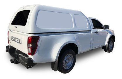 Isuzu Gen 7 Single Cab Roadrunner-Canopy-Isuzu-White-High Roof Blankside-AndyCab