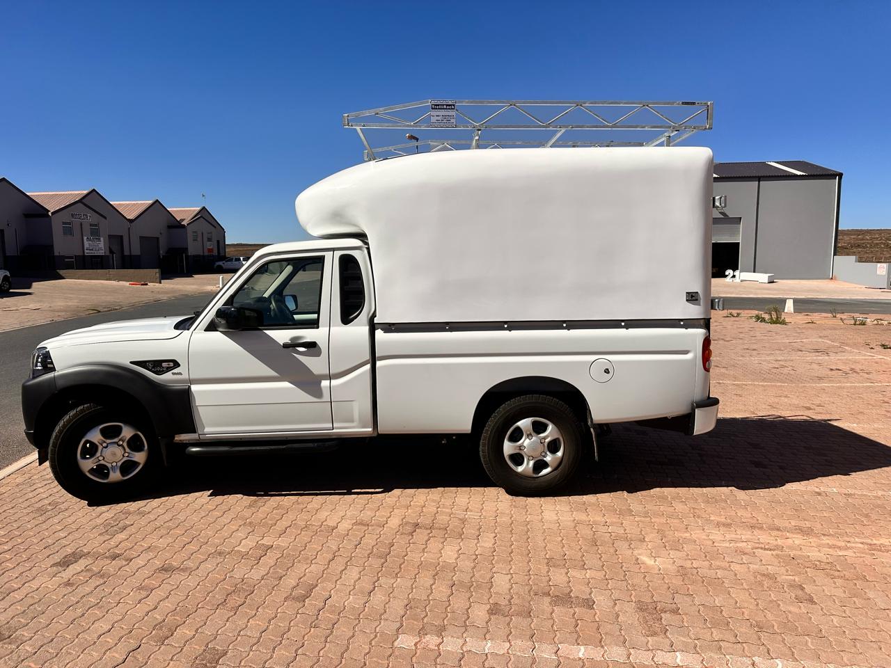 Mahindra Pik Up Courier Canopy-Canopy-Mahindra-White-AndyCab