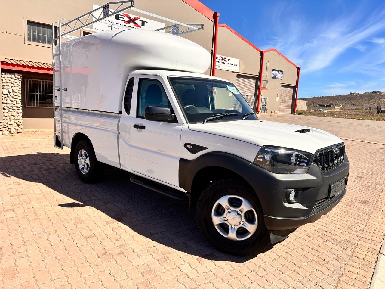 Mahindra Pik Up Courier Canopy-Canopy-Mahindra-White-AndyCab