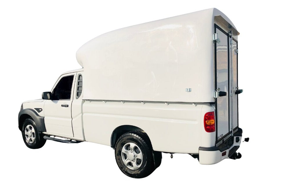 Mahindra Pik Up Courier Canopy-Canopy-Mahindra-White-AndyCab