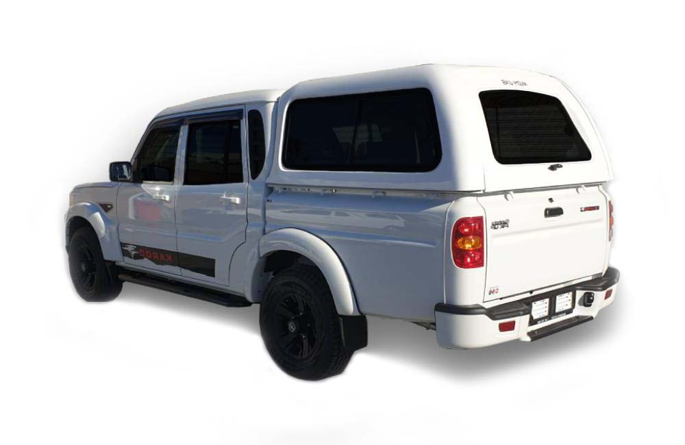 Mahindra Pik Up Double Cab Roadrunner-Canopy-Mahindra-White-AndyCab