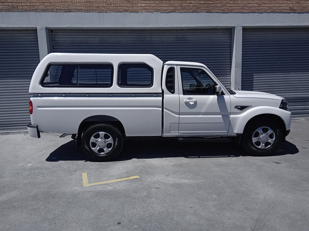 Mahindra Pik Up Single Cab Roadrunner Canopy-Canopy-Mahindra-White-Blankside-AndyCab