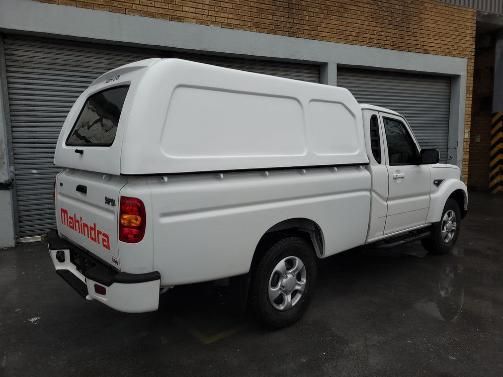 Mahindra Pik Up Single Cab Roadrunner Canopy-Canopy-Mahindra-White-Blankside-AndyCab