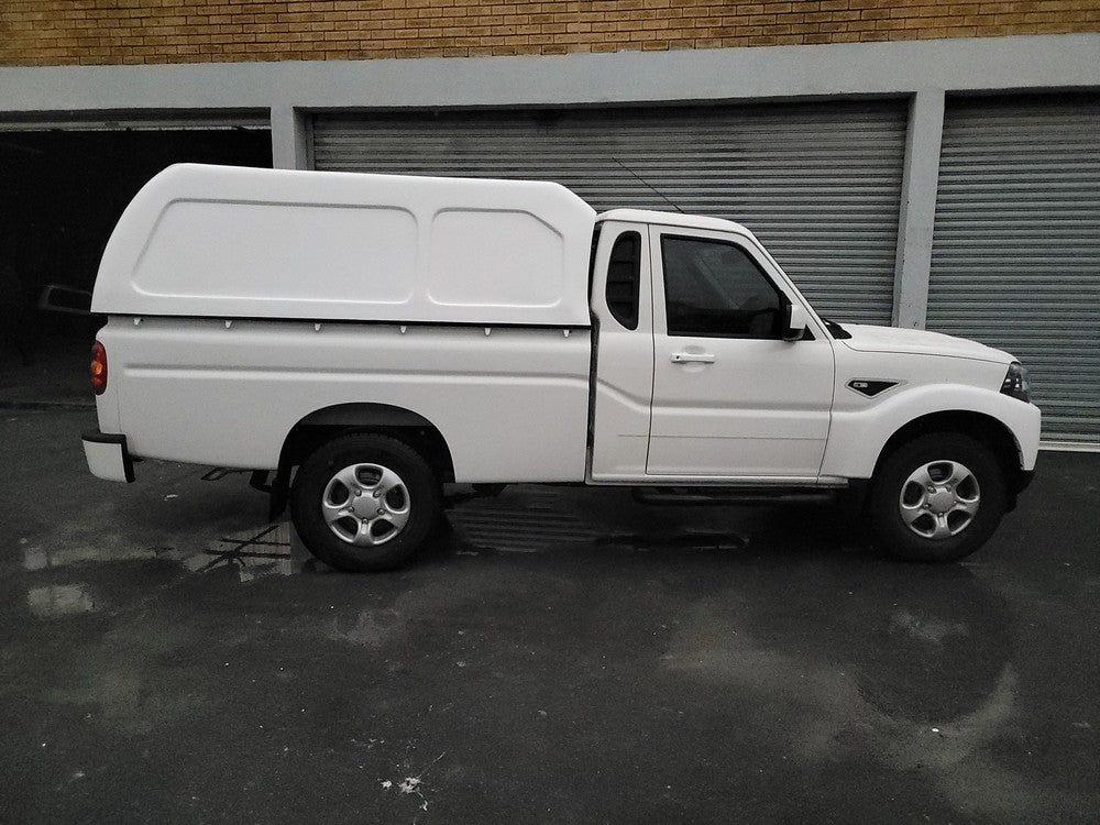 Mahindra Pik Up Single Cab Roadrunner Canopy-Canopy-Mahindra-White-Blankside-AndyCab