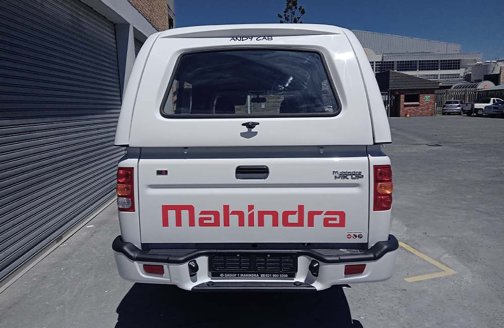 Mahindra Pik Up Single Cab Roadrunner Canopy-Canopy-Mahindra-White-Blankside-AndyCab