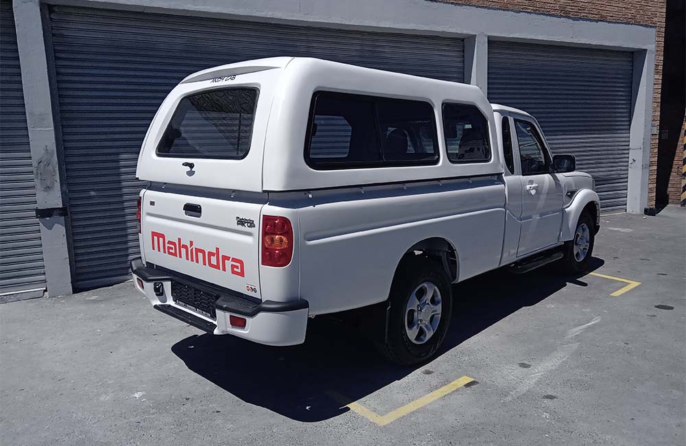 Mahindra Pik Up Single Cab Roadrunner-Canopy-Mahindra-White-Blankside-AndyCab