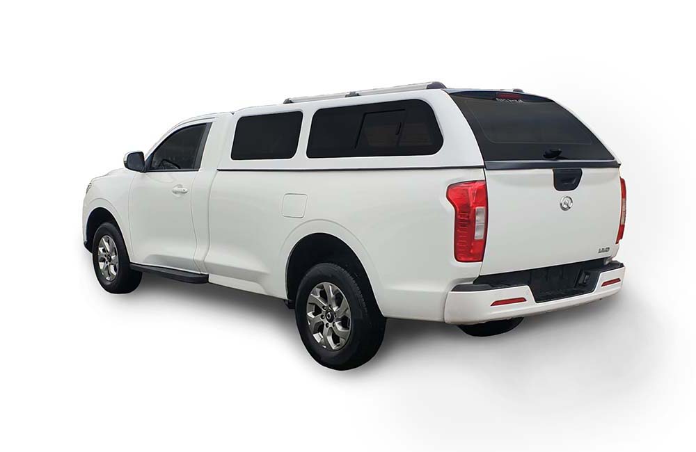 P Series - Single Cab Canopy - Platinum 2021-Canopy-GWM-White-AndyCab