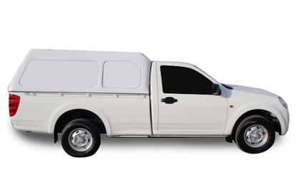 Steed 5 Single Cab Roadrunner-Canopy-GWM-White-High Roof Blankside-AndyCab