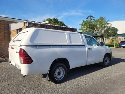 Toyota GD6 Single Cab Roadrunner-Canopy-Toyota-White-Low Roof Blankside-AndyCab