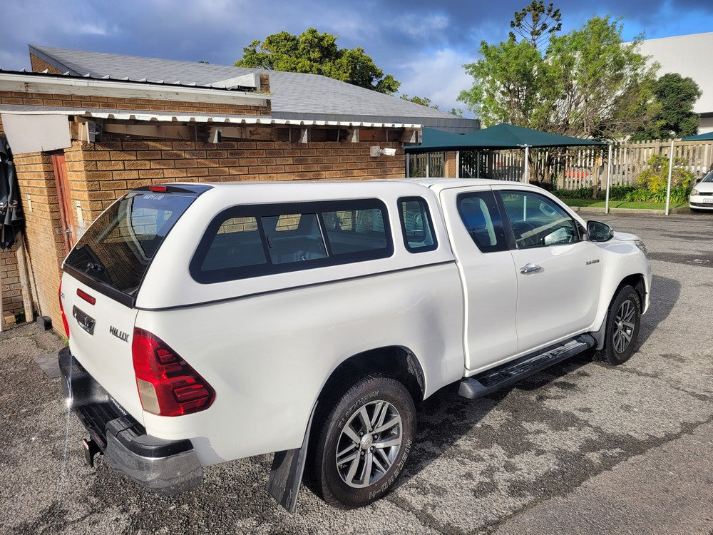 Toyota Hilux Extended Cab Platinum-Canopy-Toyota-White-AndyCab