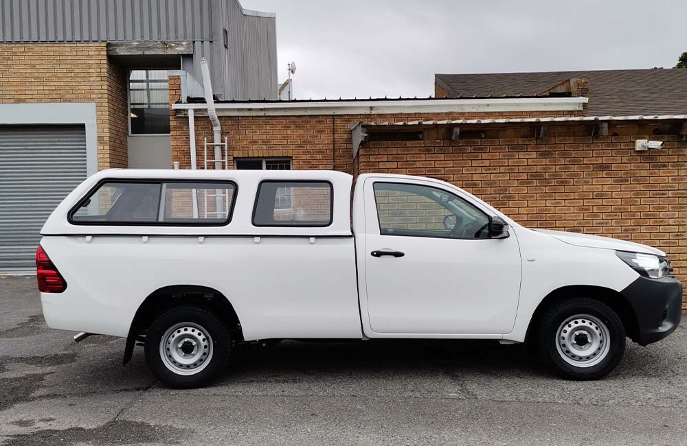 Toyota Hilux Single Cab Roadrunner-Canopy-Toyota-White-High Roof-AndyCab