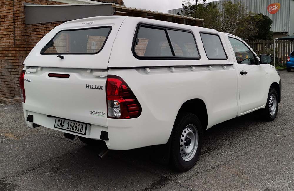 Toyota Hilux Single Cab Roadrunner-Canopy-Toyota-White-High Roof-AndyCab