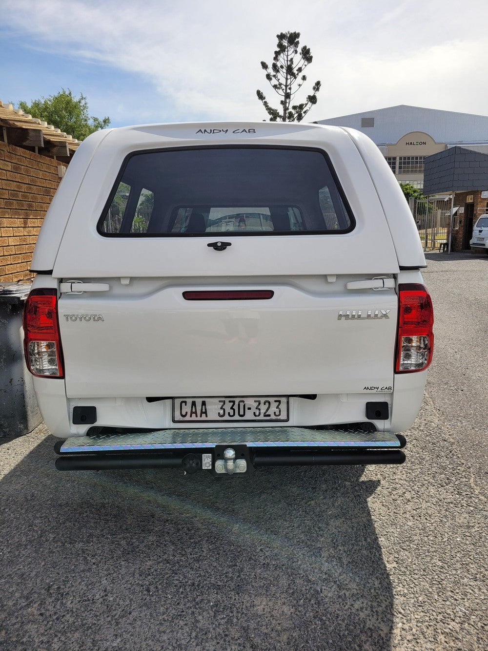 Toyota Hilux Single Cab Roadrunner-Canopy-Toyota-White-High Roof-AndyCab