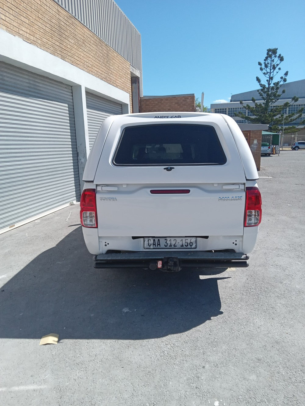 Toyota Hilux Single Cab Roadrunner-Canopy-Toyota-White-High Roof-AndyCab