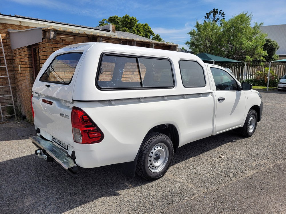 Toyota Hilux Single Cab Roadrunner-Canopy-Toyota-White-High Roof-AndyCab