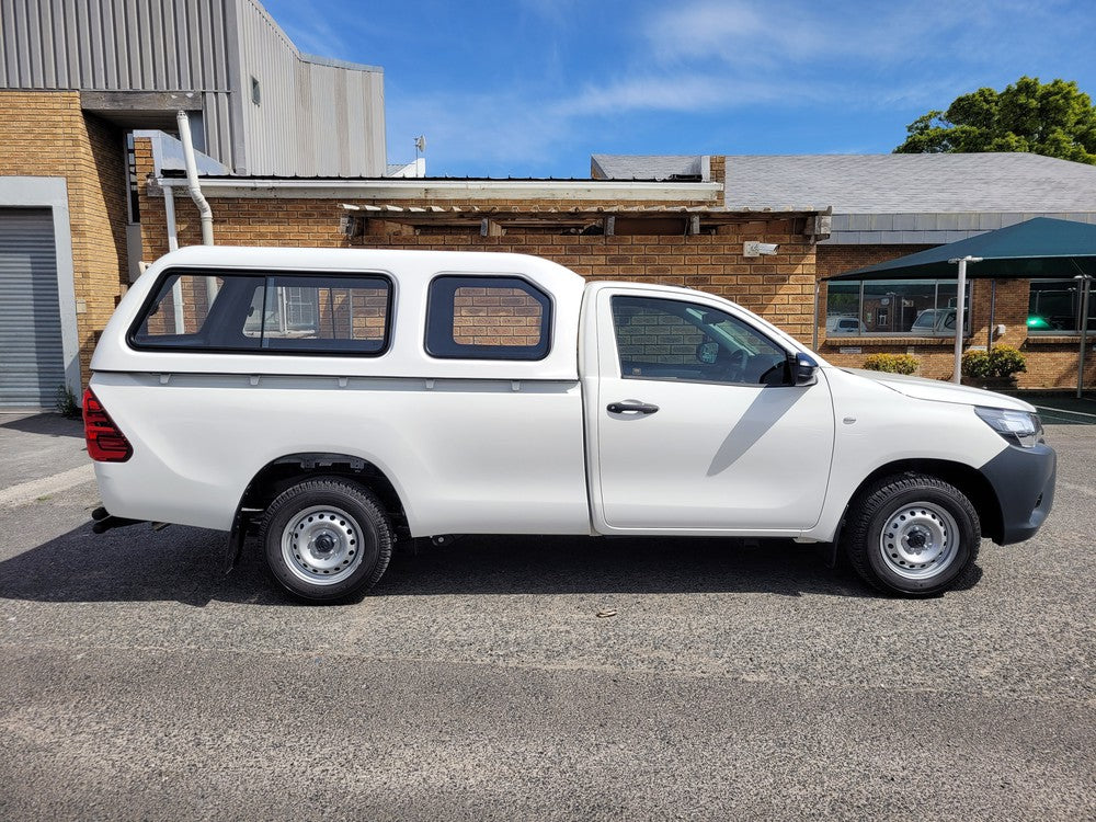 Toyota Hilux Single Cab Roadrunner-Canopy-Toyota-White-High Roof-AndyCab