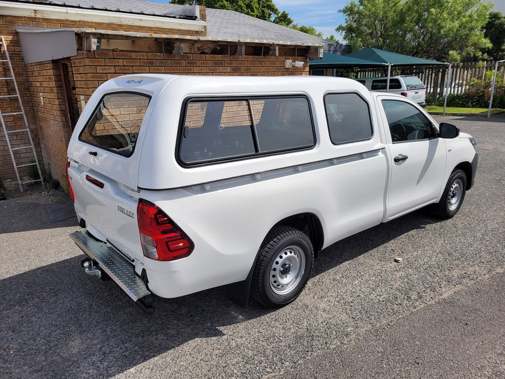 Toyota Hilux Single Cab Roadrunner-Canopy-Toyota-White-High Roof-AndyCab